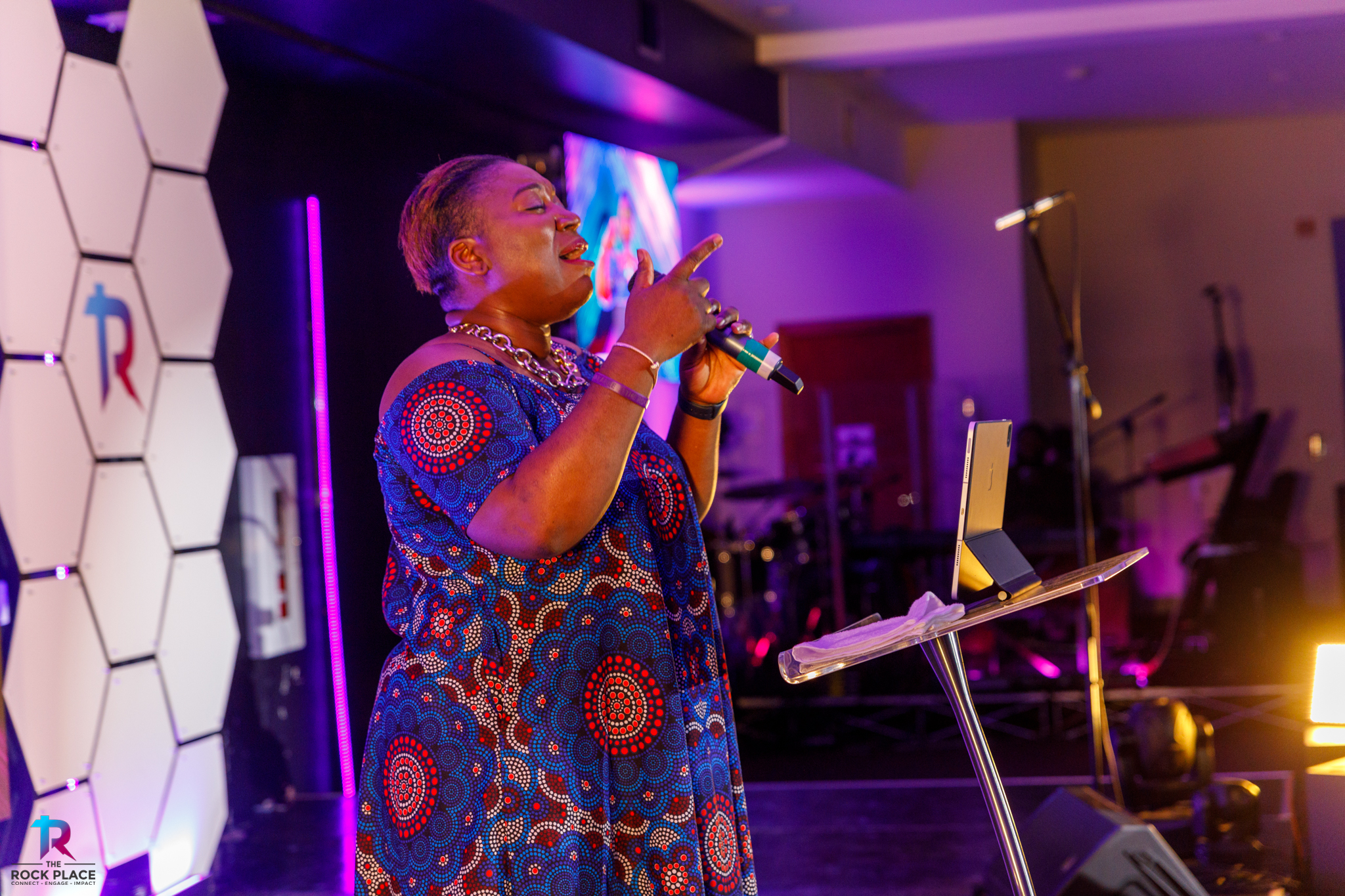 Pastor Rhoda Arogula during ministry