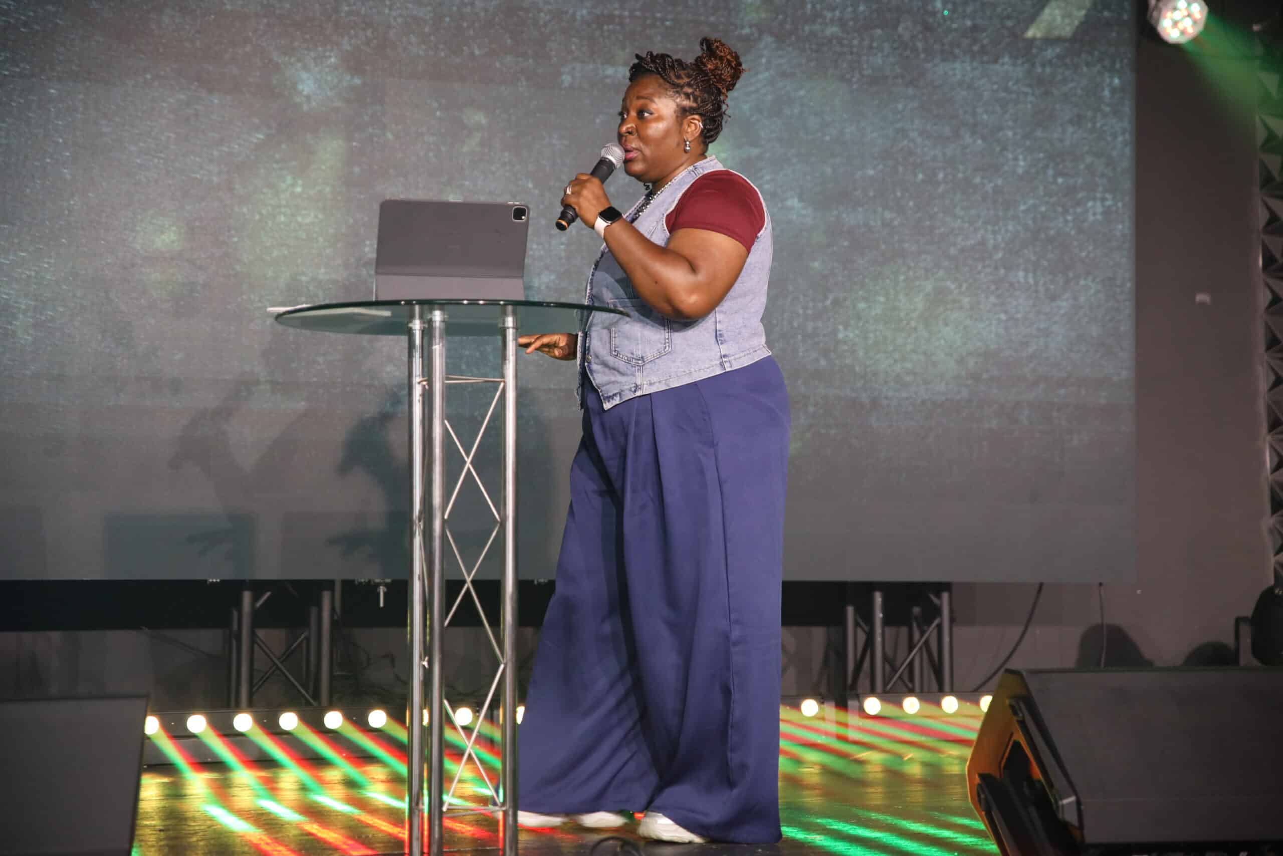 Pastor Rhoda Arogula ministering